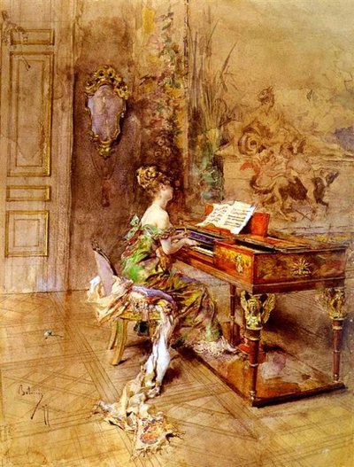 Die Pianistin von Giovanni Boldini